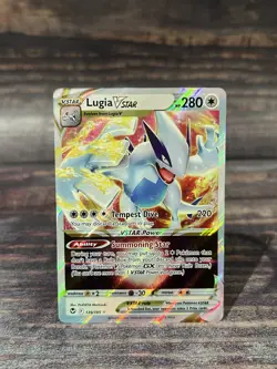 Pokemon Lugia v Star TCG Silver Tempest Holo Card 139/195 Swsh12: Sword & Shield - Image 1