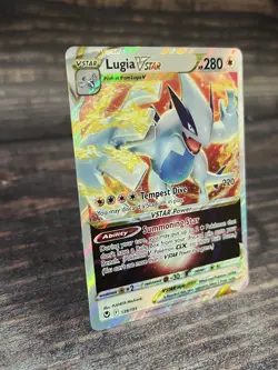 Pokemon Lugia v Star TCG Silver Tempest Holo Card 139/195 Swsh12: Sword & Shield - Image 2
