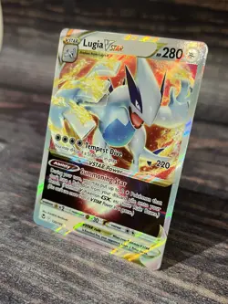 Pokemon Lugia v Star TCG Silver Tempest Holo Card 139/195 Swsh12: Sword & Shield - Image 3