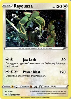 Rayquaza Promo SWSH: Sword & Shield Promo Cards SWSH029 NM - Image 1