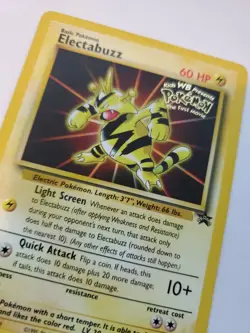 Electrabuzz Promo Pokemon Card Base Jungle Fossil WOTC NM + U - Image 3