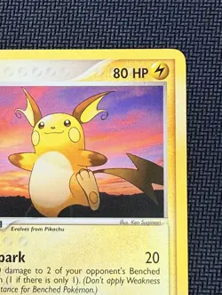 Raichu 13/95 Team Magma vs Team Aqua Rare Vintage Pokemon Card NM - Image 3
