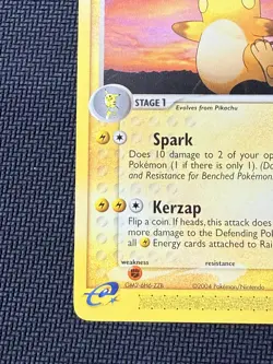 Raichu 13/95 Team Magma vs Team Aqua Rare Vintage Pokemon Card NM - Image 4