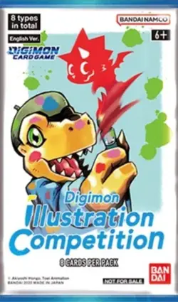 New and Sealed x 1 Digimon Illustration Competition Pack 2022 Digimon Card Game - Image 1