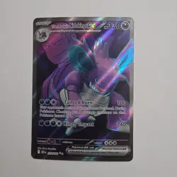 Pokemon Team Rocket's Nidoking EX Full Art Holo Card DRN 216/182 330 HP - Image 1