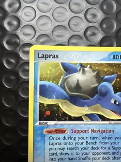 Lapras 2006 EX Legend Maker 8/92 Holo Pokemon Card - LP - Image 2