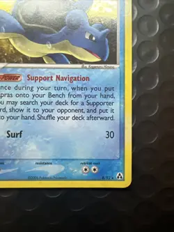 Lapras 2006 EX Legend Maker 8/92 Holo Pokemon Card - LP - Image 4