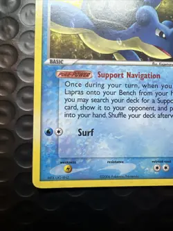 Lapras 2006 EX Legend Maker 8/92 Holo Pokemon Card - LP - Image 5