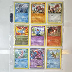 Pokemon TCG 9 Card Lot Regular Kyurem Skarmory White Kyurem Wobbuffet Throh - Image 1