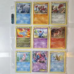 Pokemon TCG 9 Card Lot Regular Kyurem Skarmory White Kyurem Wobbuffet Throh - Image 2