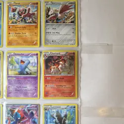 Pokemon TCG 9 Card Lot Regular Kyurem Skarmory White Kyurem Wobbuffet Throh - Image 4