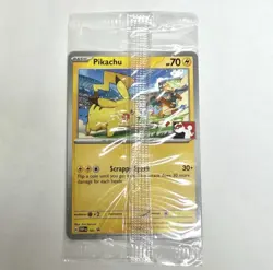 SEALED Pikachu SVP101 Black Star SV Promo Play League Pokemon Card TCG Mint - Image 1