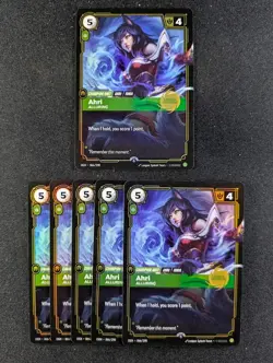 2025 Riftbound League of Legends AHRI #066/298 Promo Cards Launch Exc ENG Lots - Image 1