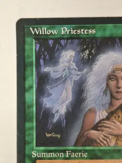 Magic the Gathering MTG 1995 Homelands Card -- Willow Priestess BB - Image 2