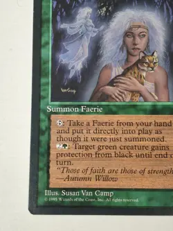 Magic the Gathering MTG 1995 Homelands Card -- Willow Priestess BB - Image 5