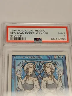 PSA 9 Vesuvan Doppelganger Revised - Magic The Gathering Revised 1994 - Image 2