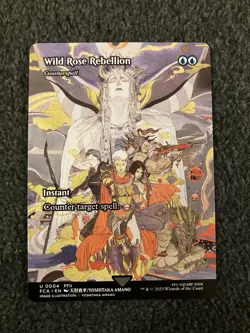 Magic The Gathering MTG - Wild Rose Rebellion - Counterspell (Showcase) - FIN - Image 1