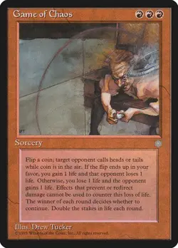 Game of Chaos MP Ice Age Red Sorcery Mtg Magic English Regular - Image 1