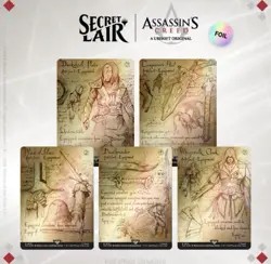 MTG Secret Lair x Assassin's Creed: Da Vinci's Designs RAINBOW FOIL EDITION - Image 1