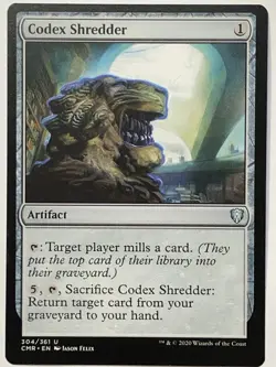 MTG TCG - Codex Shredder 304/361 Commander Legends - NM Free Shipping $5+ - Image 1
