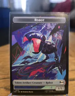 MTG TMNT Token Artifact Creature Robot Regular T-0010 - Image 1