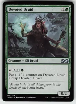 Devoted Druid U Ultimate Masters 162 MTG - Image 1