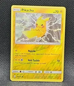 Pikachu Common Reverse Holo SM - Cosmic Eclipse 66/236 NM Pokemon TCG - Image 1