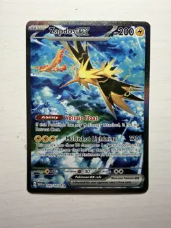Zapdos Ex 202/165 SIR Pokemon TCG Scarlet & Violet 151 Holo - Image 1