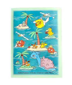 Pokemon Sunny Sea Individual Card Sleeve Pokemon Center Original 2025 NEW 1x - Image 1