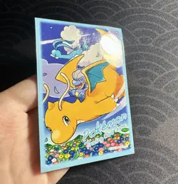 USED Rare Dragonite & Bagon Individual Card Sleeve Pokemon Center Japan Original - Image 2