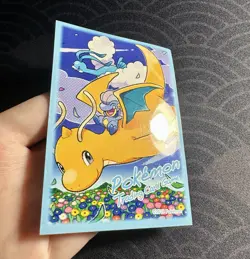 USED Rare Dragonite & Bagon Individual Card Sleeve Pokemon Center Japan Original - Image 3