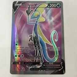 Inteleon V 180/192 FULL ART ULTRA RARE Pokemon SWSH Rebel Clash Holo LP 2020 - Image 1
