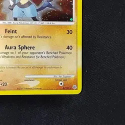 Pokemon TCG Lucario 6/130 Diamond and Pearl Holo Rare NM - Image 4