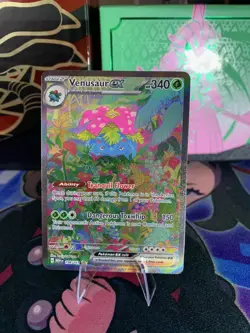 Pokemon TCG Venusaur ex Special Illustration Rare Full Art Holo 198/165 SV151 NM - Image 2