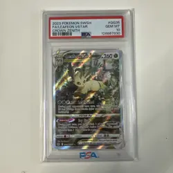 Pokemon TCG Crown Zenith Leafeon VSTAR PSA 10 - Image 1
