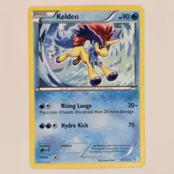 Keldeo 48/149 Rare BW Boundaries Crossed LP Pokemon - Image 1