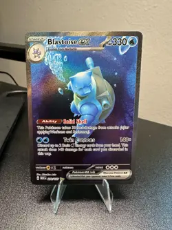 Pokemon 151 Blastoise EX 200/165 SIR Special Illustration Rare NM - Image 1
