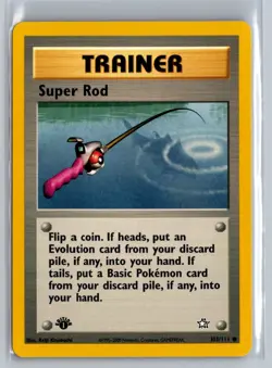 Pokemon Super Rod Common Neo Genesis 103/111 NM - Image 1