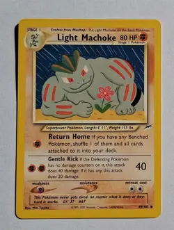 Pokemon - Light Machoke - Neo Destiny 49/105 - Uncommon - NM - Image 1