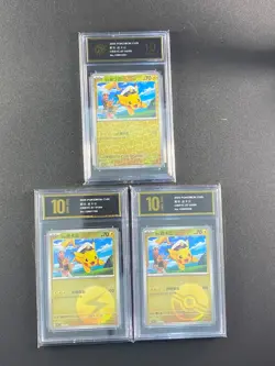 Pokemon TCG S-Chinese CBB1C-07 04 01 02/09 Captain Pikachu Grade10 - Image 1