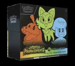 Pokemon Center Exclusive Elite Trainer Box Paldea Evolved Sealed ETB - Image 1