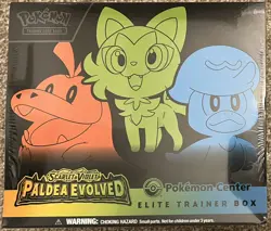 Pokemon Center Exclusive Elite Trainer Box Paldea Evolved Sealed ETB - Image 2