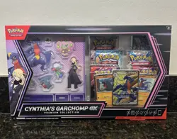 Pokemon TCG: Cynthia’s Garchomp ex Premium Collection Box New Sealed - Image 1