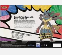 Pokemon Ascended Heroes Premium Poster Collection Lucario 2 Boxes PRESALE - Image 2