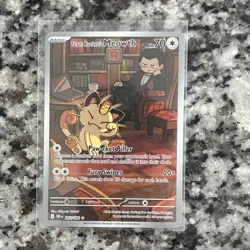 Pokemon Team Rocket's Meowth 203/182 Full Art Holo - Image 1