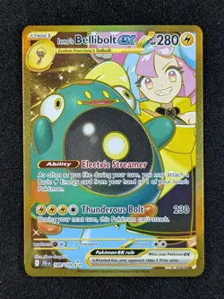 2025 Pokemon IONO'S BELLIBOLT EX #188/159 Journey Together Hyper Rare English - Image 1