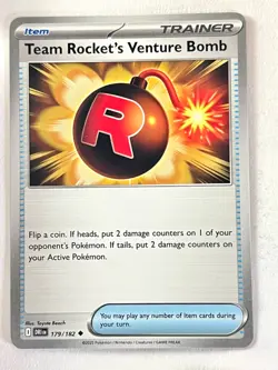 Team Rocket’s Venture Bomb 179/182 Destined Rivals - Pokemon TCG - Near Mint NM - Image 1