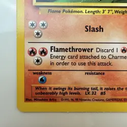 Charmeleon 024/102 Base Set Regular 1999 Unlimited Pokemon Game TCG NM - Image 5