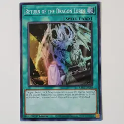 Return of the Dragon Lords - RA03-EN060 - NM - Super Rare - 1st ed - Yugioh - Image 1