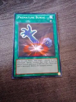 Premature Burial Yugioh BP02-EN135 Rare 1st Edition - Image 1
